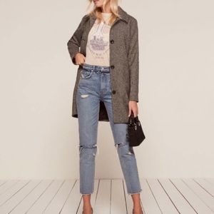 Reformation Julia High Cigarette Jean in Savu